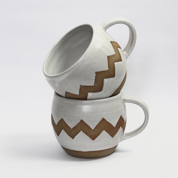 White Curve Mug