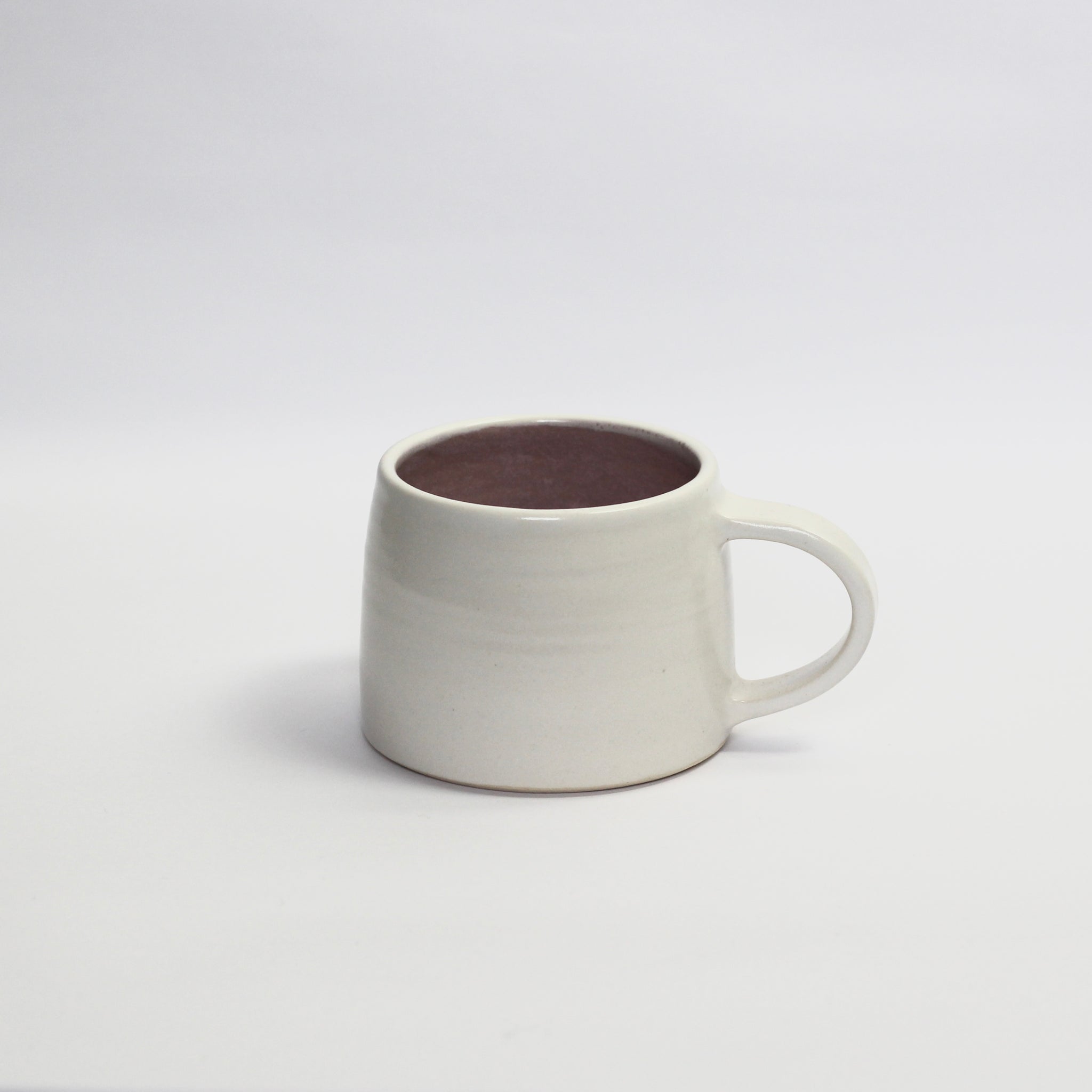 White & Lilac Balance Cup