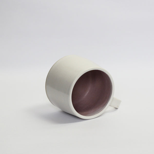 White & Lilac Balance Cup