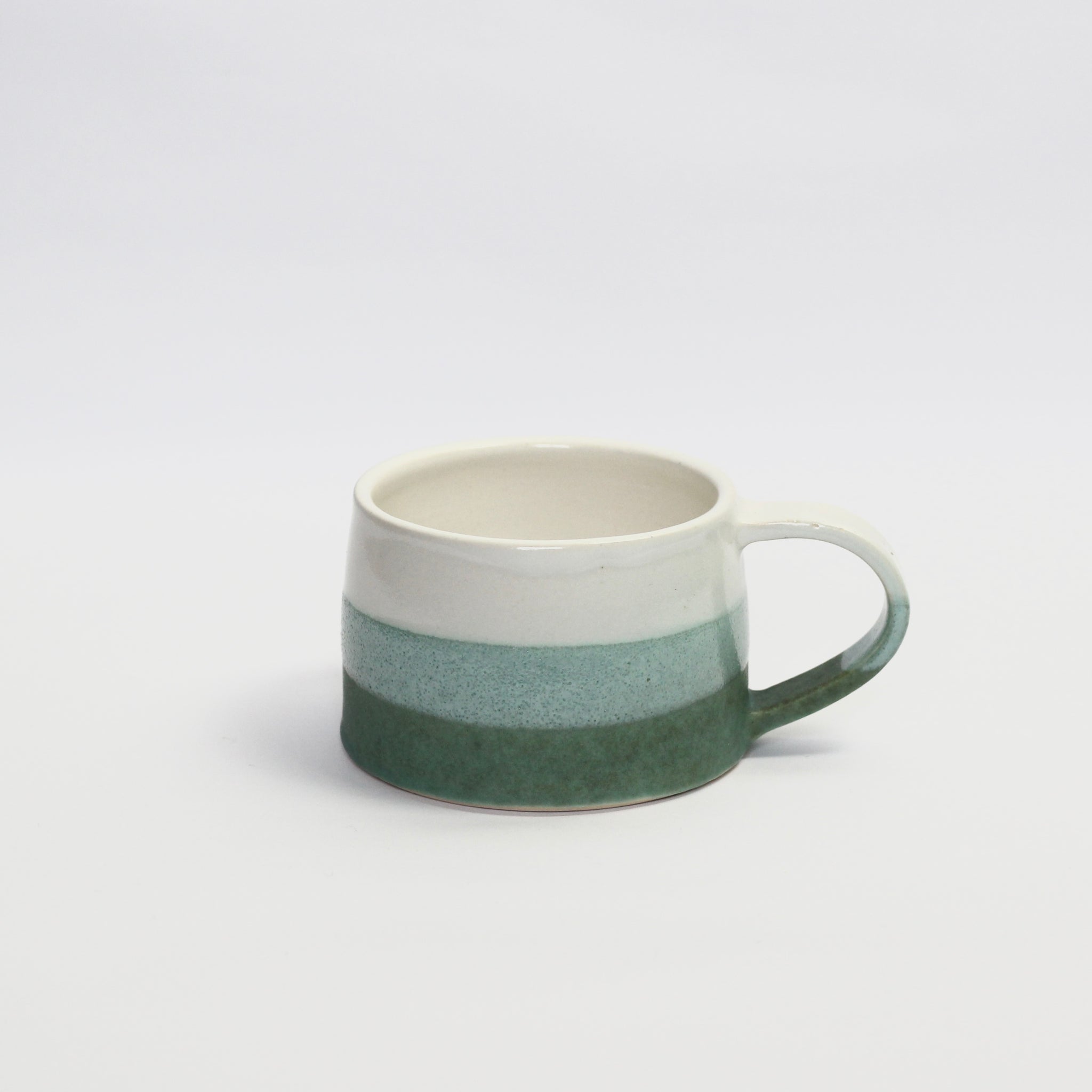 White & Green Balance Cup