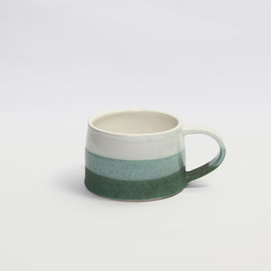 White & Green Balance Cup