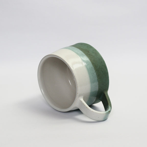 White & Green Balance Cup