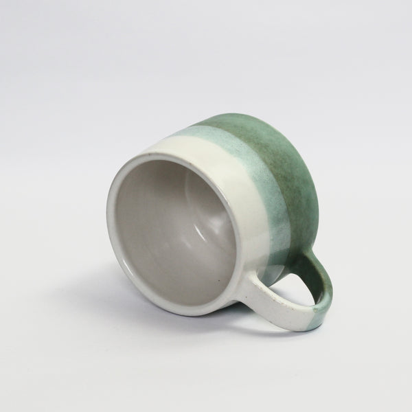 White & Green Balance Cup