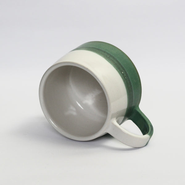 White & Green Balance Cup