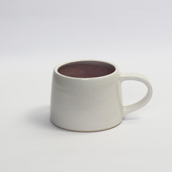 White & Lilac Balance Cup