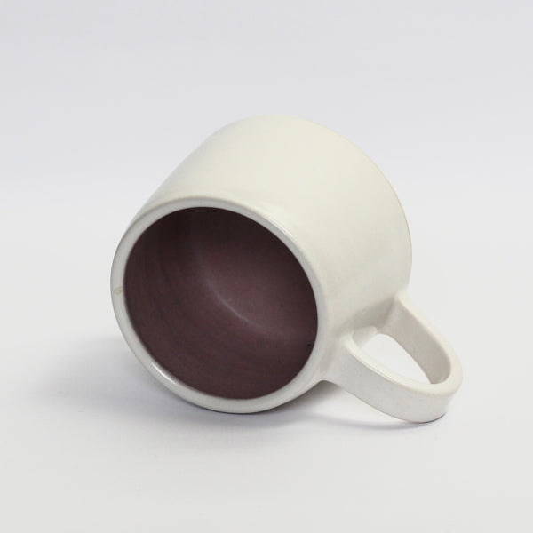 White & Lilac Balance Cup