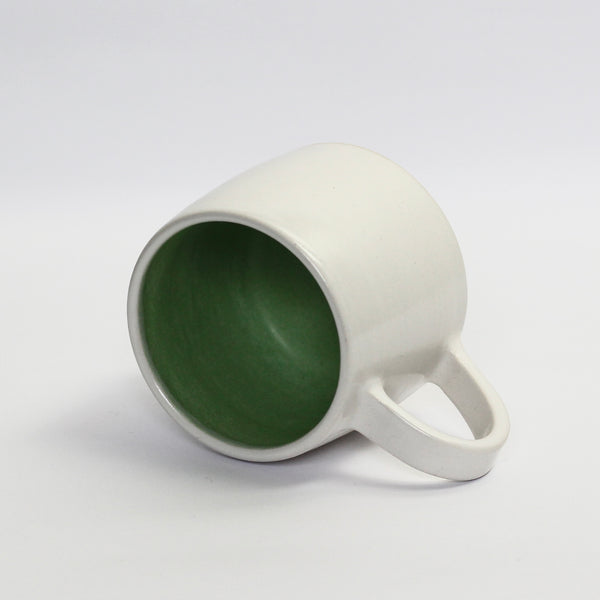 White & Lime Balance Cup