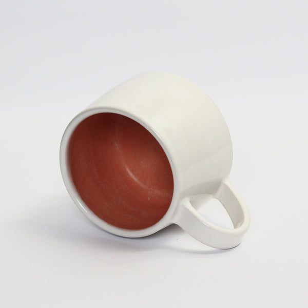 White & Orange Balance Cup