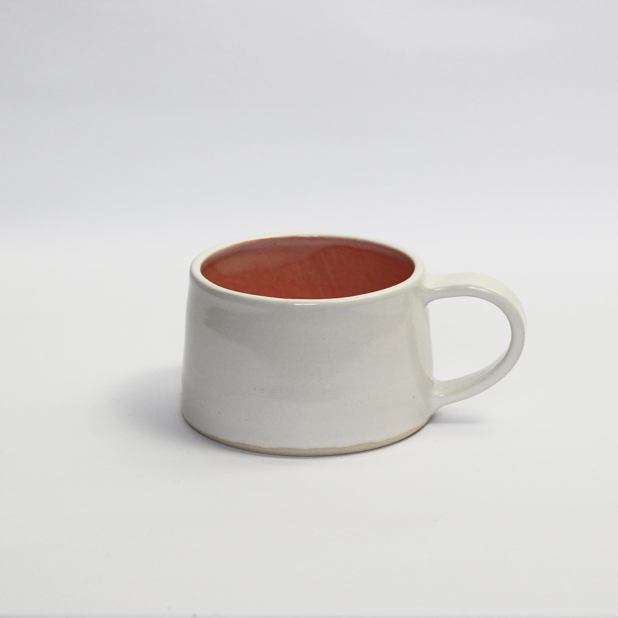 White & Orange Balance Cup