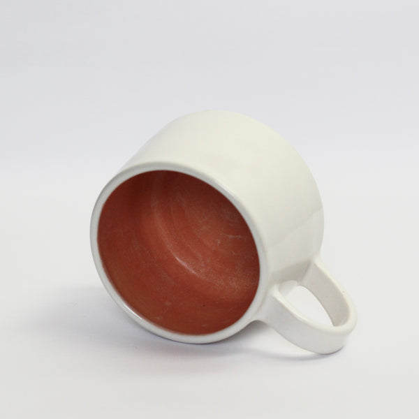 White & Orange Balance Cup