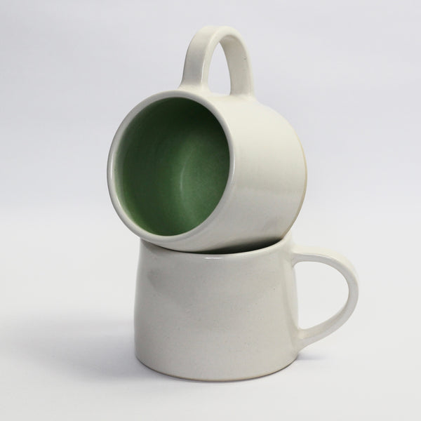 White & Lime Balance Cup