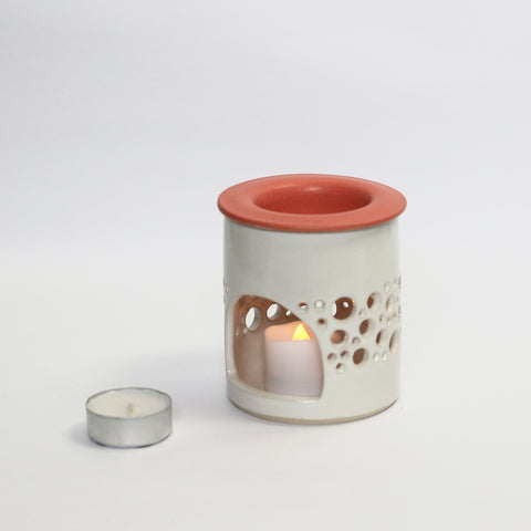 White & Orange Burner (Oil/wax melts)