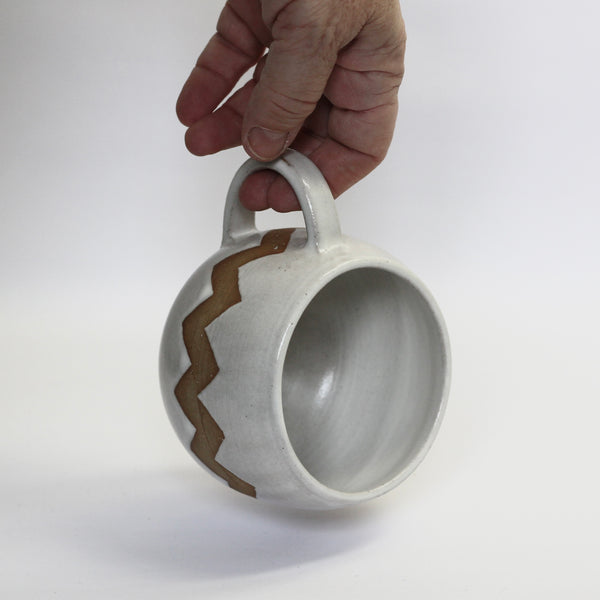 White Curve Mug