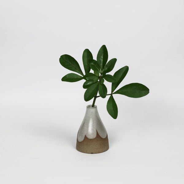 White bud vase