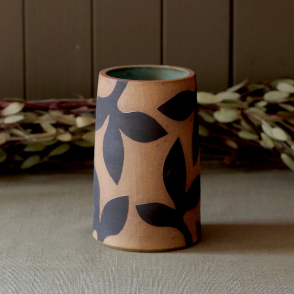 Stoneware Sgraffito Vase